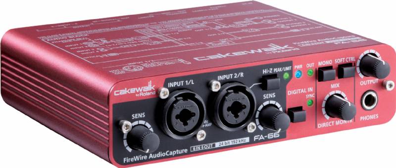 Edirol FA-66 Firewire Geluidskaart B-Stock