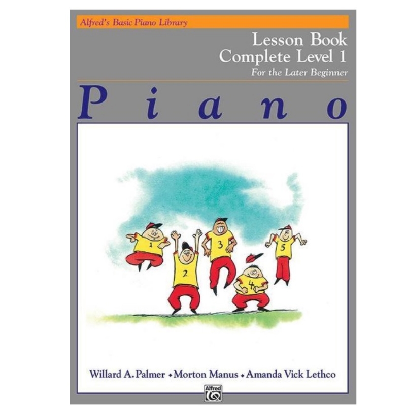 Alfred's Basic Piano Library Technik Book Complete Level 1