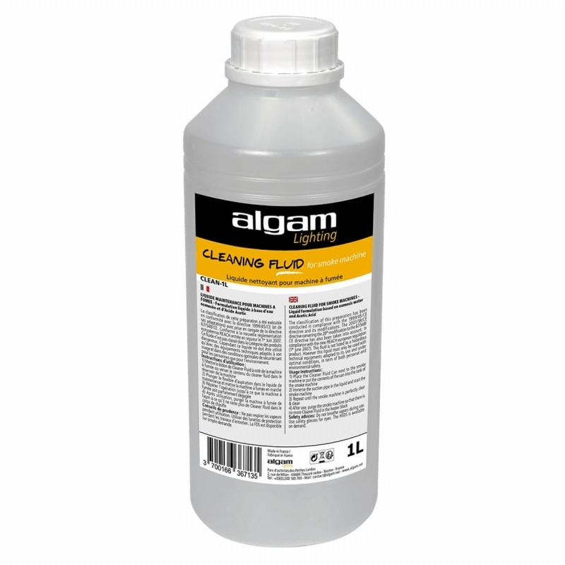 Algam Lighting Reinigingsvloeistof voor Rookmachine - 1 Liter