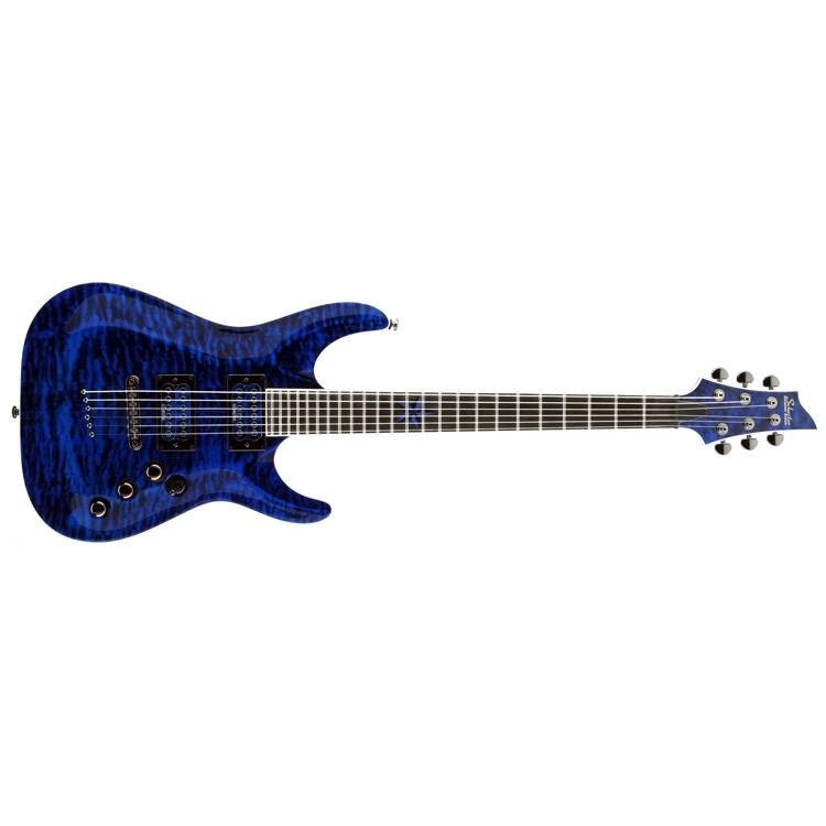 Schecter Diamond Exotic Star Tiger Stripe Blue