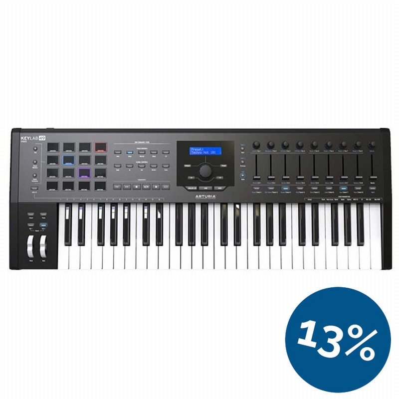 Arturia Keylab 49 MKII Midi Keyboard Black