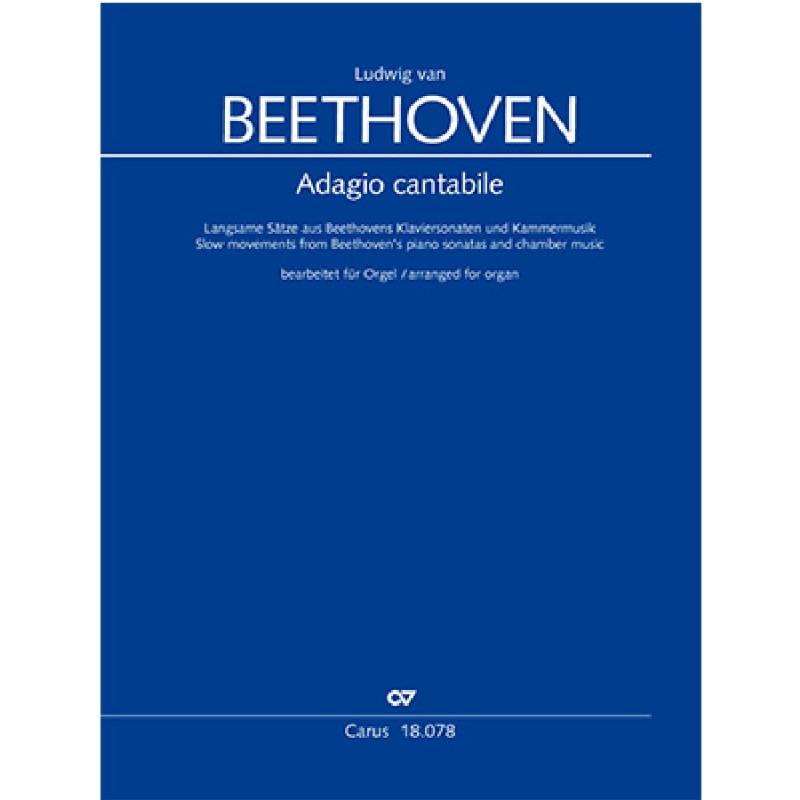 Beethoven - Adagio cantabile Carus Verlag CV18078