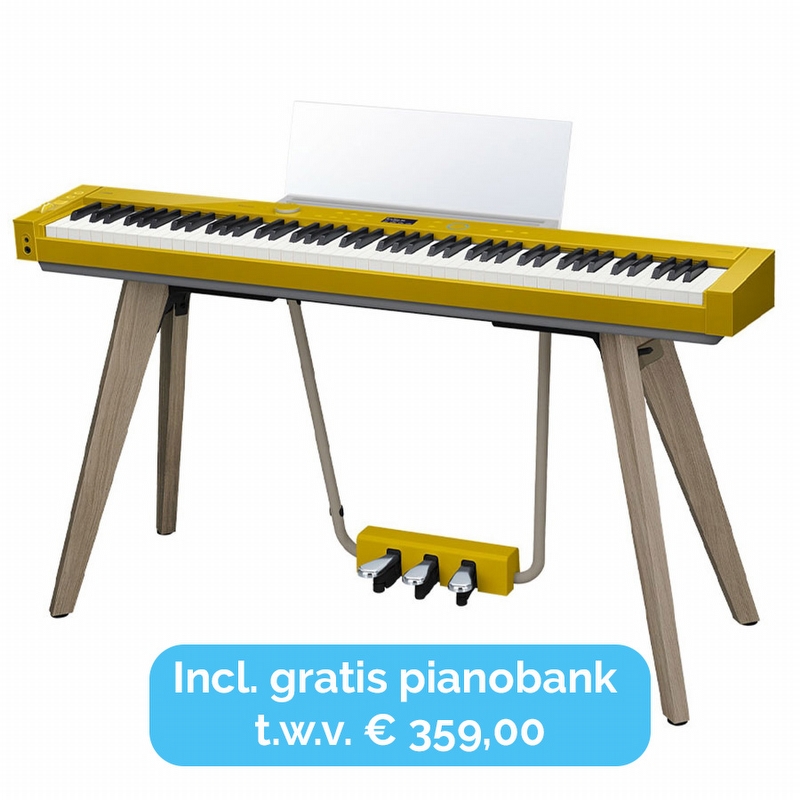 Casio PX-S7000 Portable Piano Harmonious Mustard