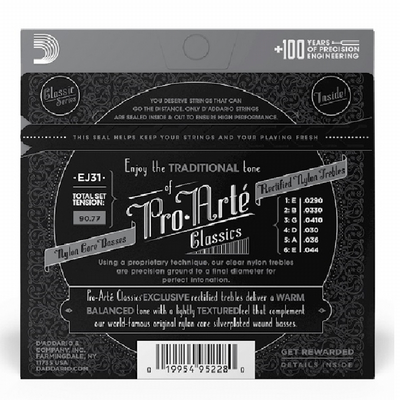 D'Addario EJ31 Rectified Nylon - Extra Hard Tension