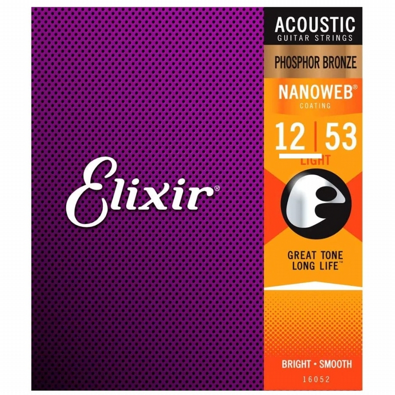 Elixir 16052 Phosphor Bronze Strings .012