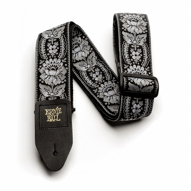 Ernie Ball 4150 Jacquard Guitar Strap - Silver Orleans