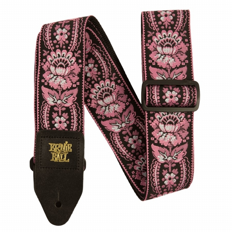 Ernie Ball 5347 Jacquard Gitaarband - Pink Orleans