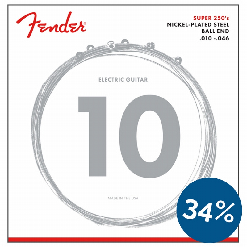 Fender 250r Super Nickel Plated Guitar Strings