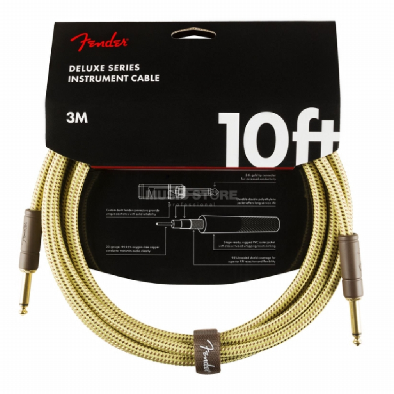 Fender Deluxe Tweed - Instrument Cable - 3 Meters