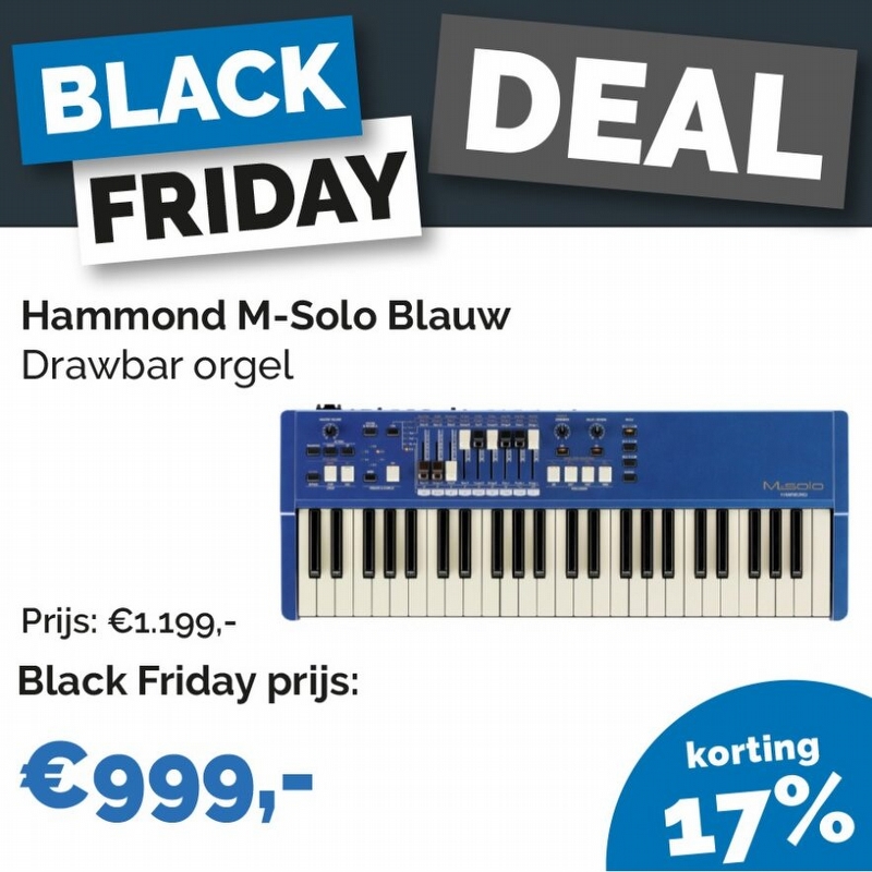 Hammond M-Solo Keyboard - Blue