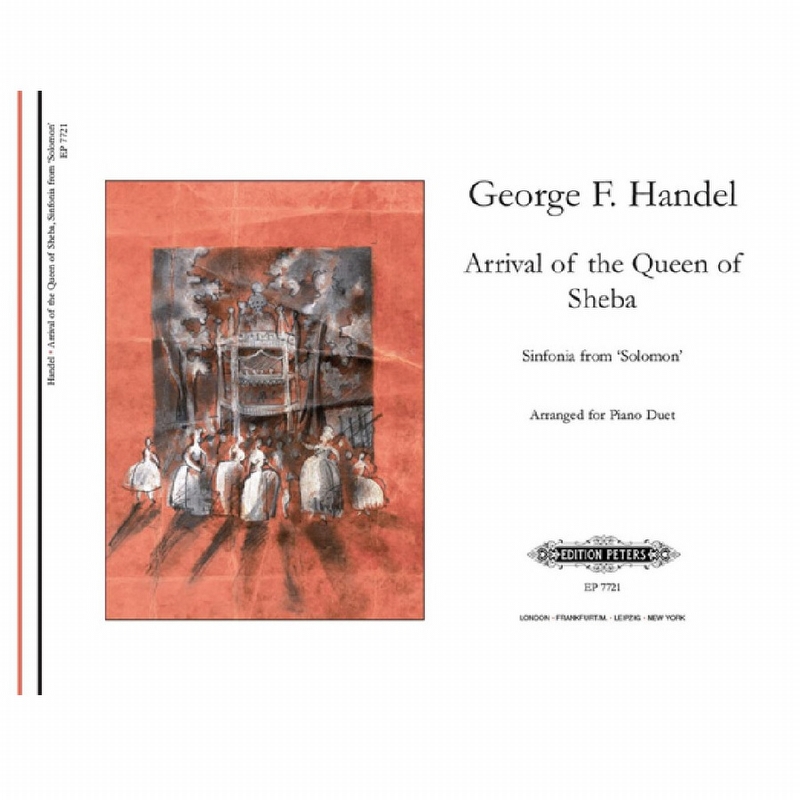 Handel - Arrival of the Queen 4 handig piano