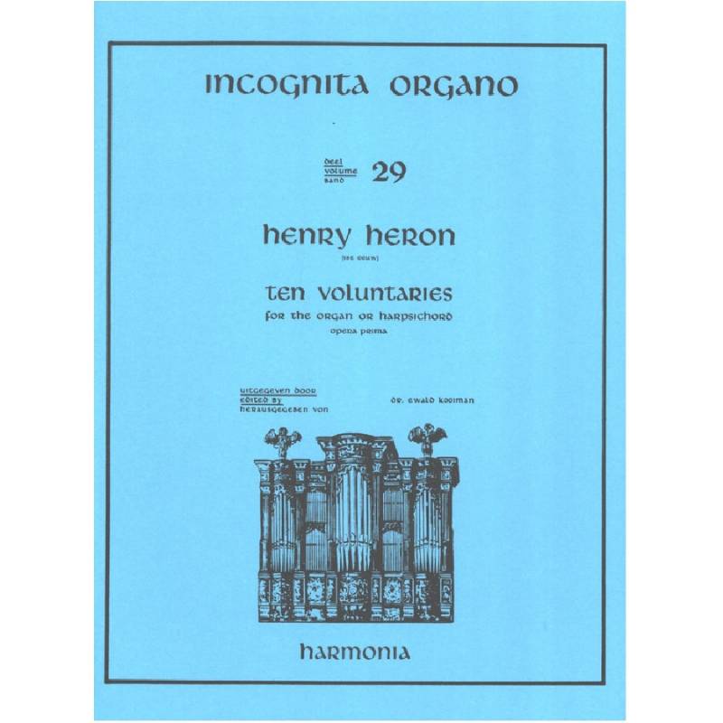 Henry Heron - 29 Incognita Organo HU3585