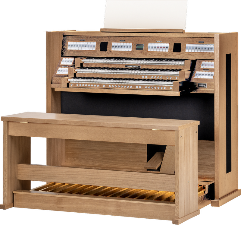 Johannus Sonique 360 Organ Light Oak