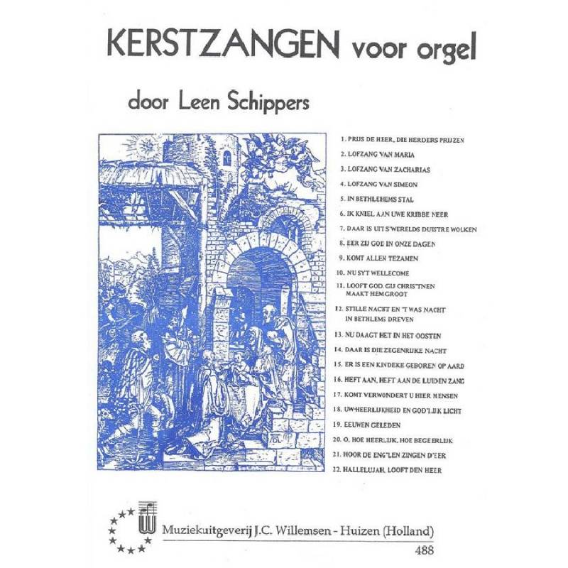 Kerstzangen voor orgel - Leen Schippers