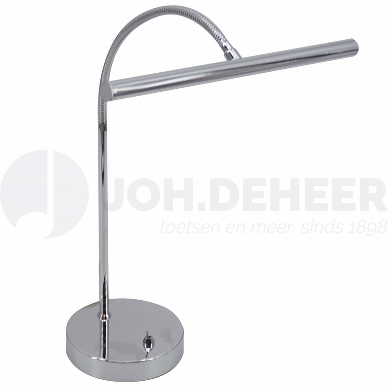 Ludio PL-80CH Klavierlampe Deluxe - Chrome