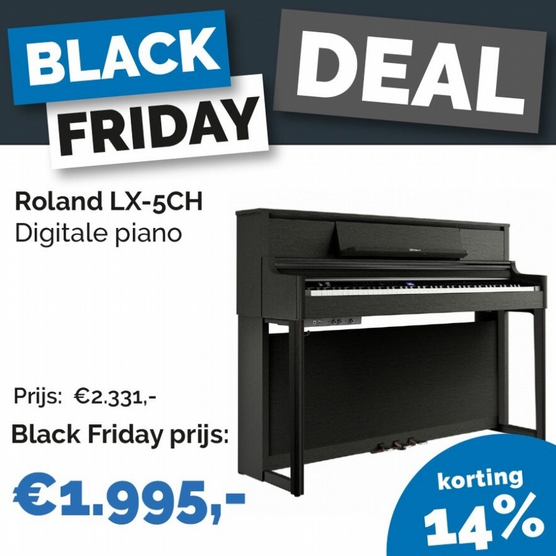 Roland LX-5CH Digitale Piano - Charcoal Black