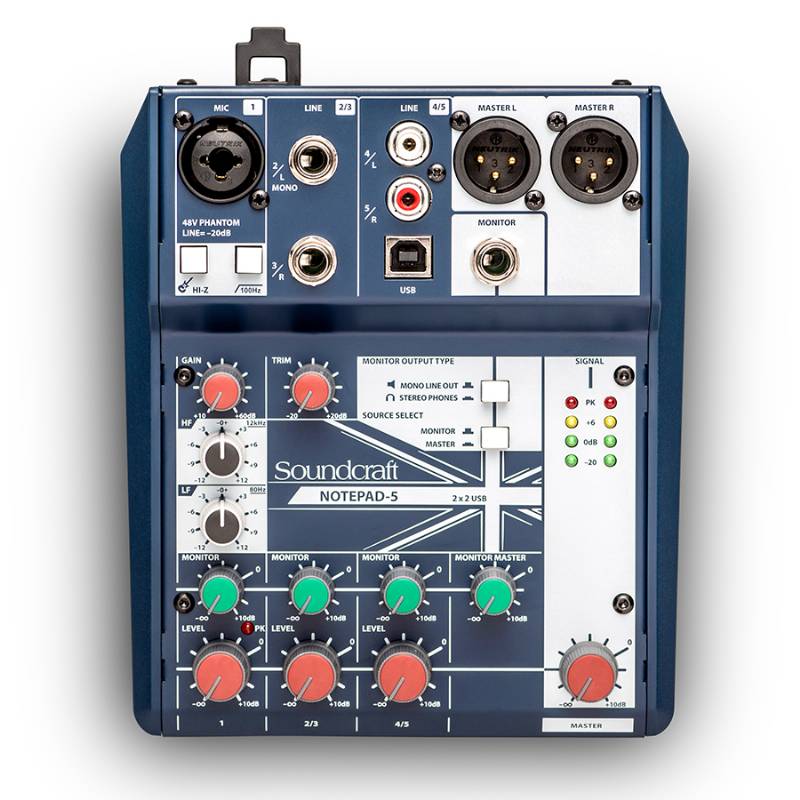 Soundcraft Notepad Mengpaneel