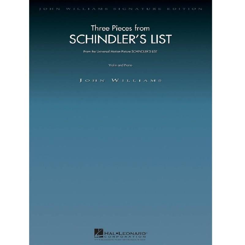 Three Pieces From Schindler's List - John Williams Piano en Viool