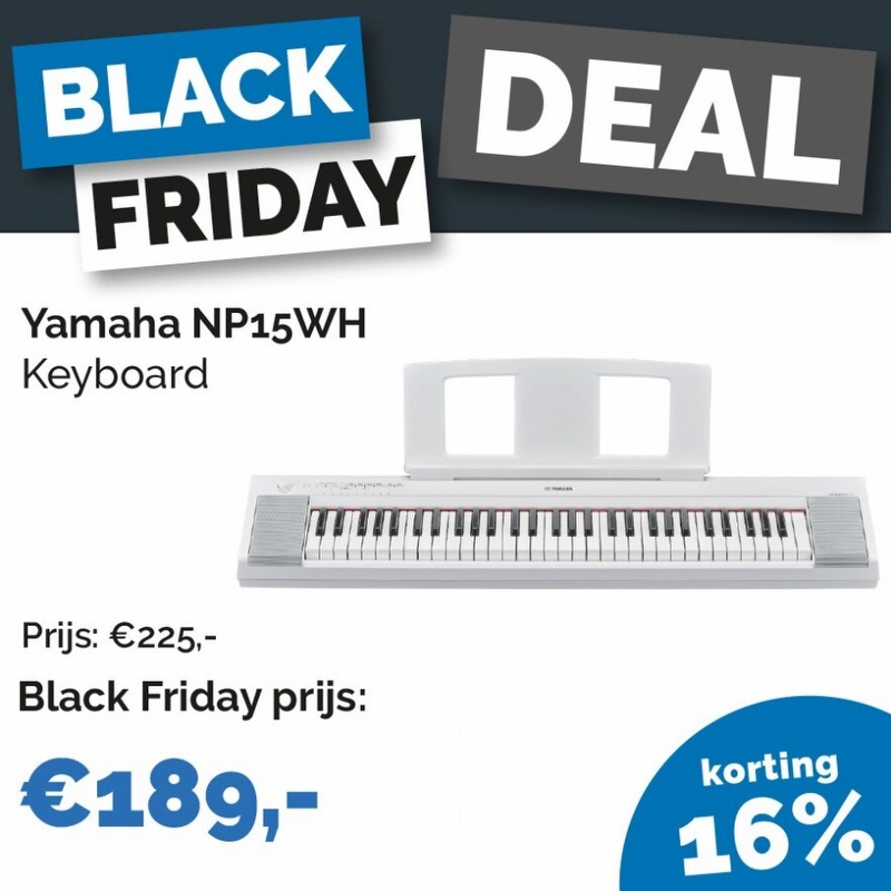 Yamaha NP-15WH Digital Piano