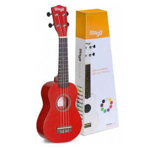 Stagg US-Red - Sopraan Ukelele