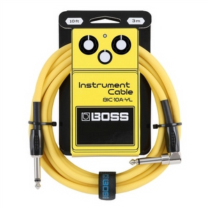 Boss BIC-10A-YW - Haakse Instrumentkabel - 3 Meter