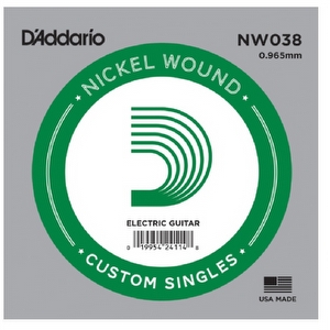 D'Addario NW038 - Saite für E-Gitarre