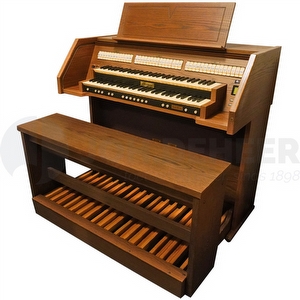 Domus Vivace 50DLX Donker Eiken Occasion Orgel