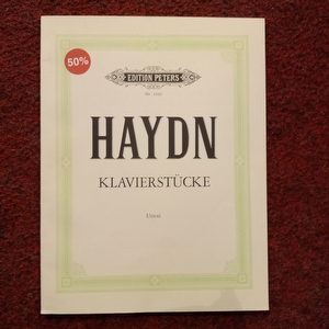 Edition Peters Haydn Klavierstucke Nr 4392