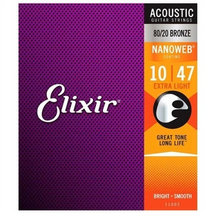 Elixir 11002 Bronze-Saiten .010