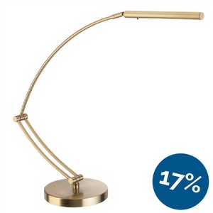 Jahn L6432 Grand Piano Lamp - Brass Matt