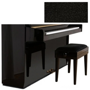 Joh.deHeer Piano Carpet Small - Schwarz