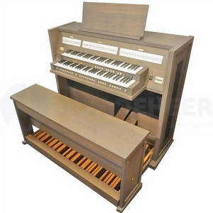 Johannus Classic 250 Orgel Lehm auf Eiche