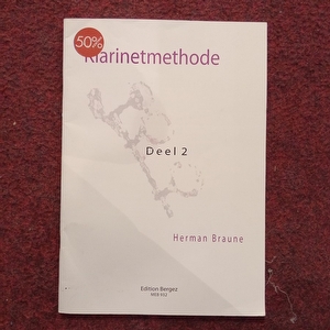 Klarinetmethode Deel 2 Herman Braune