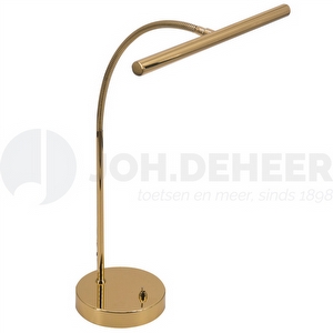 Ludio PL-80MP Klavierlampe Deluxe - Messing Poliert