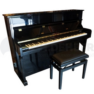 Ludwig&Hoff 1.12 Occasion Piano Zwart Hoogglans