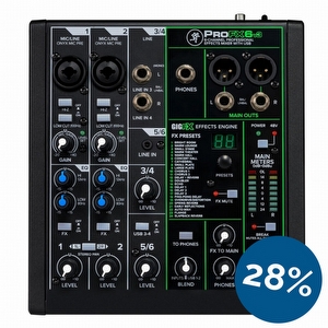 Mackie ProFX6v3 - Mischpult mitt Effekte und USB