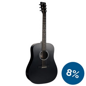 Martin D-X1 Western Guitar - Black