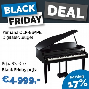 Yamaha CLP-865GPE Digitale vleugel Hoogglans Zwart