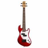 Kala UBASS-SB-RD-FS - 4-String Candy Apple Red Fretted