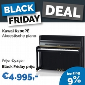 Kawai K-200 PE Klavier - Schwarz Poliert