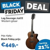 Lag Sauvage-J12CE - 12-String Jumbo