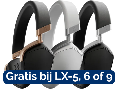  Nieuwjaarsactie: gratis V-Moda S80 hoofdtelefoon bij aankoop van LX-piano’s