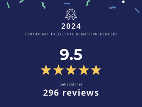 Een 9,5 van Feedback Company: bedankt voor het compliment!