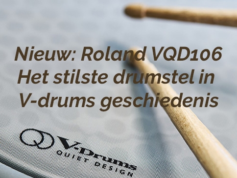 New: The Roland VQD106, the quietest digital drum kit ever