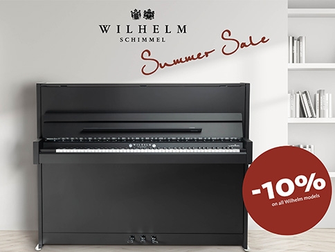 Summer Sale from Schimmel: 10% discount on the complete Wilhelm series