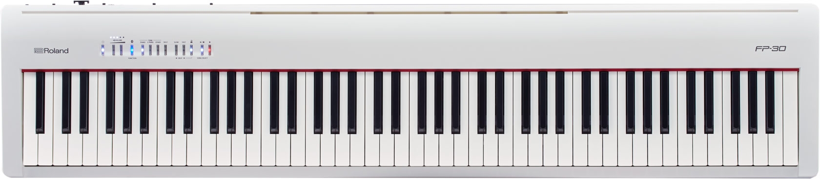 Beste piano voor beginners - fp-30_wh_top_gal Beste piano voor beginners - fp-30_wh_top_gal