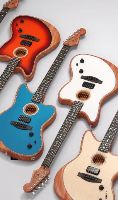 Fender Akoestische Gitaren - acoustasonics_fender Fender Akoestische Gitaren - acoustasonics_fender