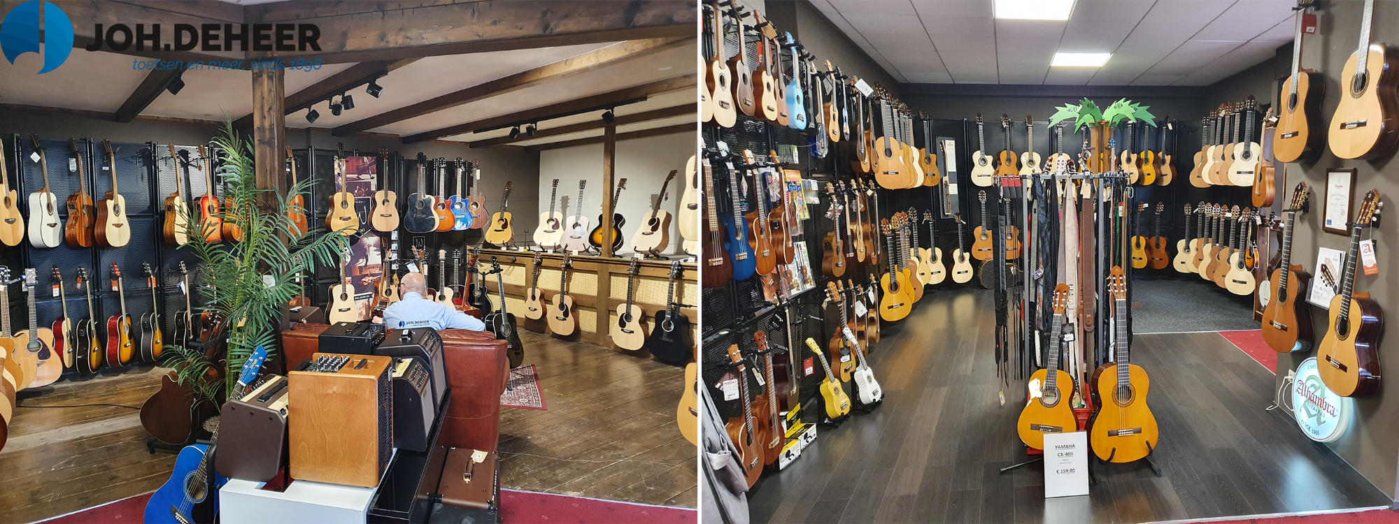 Music store region Dordrecht - gitaarafdeling