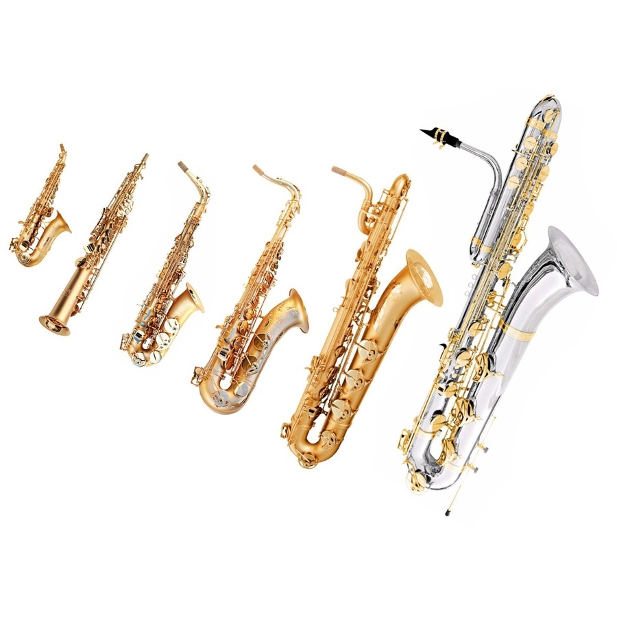 Sopraan, alt, tenor en bariton sax. Wat is het verschil? - 808719686